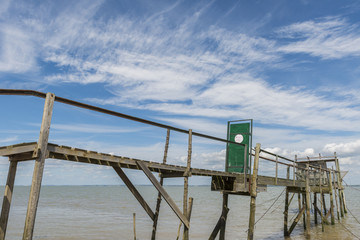Jetty with Door  Gironde Medoc France
