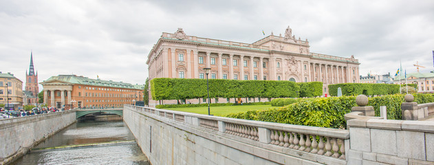 Obraz premium Reichstag (Riksdagshuset) Stockholm Schweden