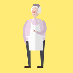 Illustration of women seller