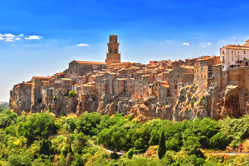 Fototapeta premium City of Pitigliano in Tuscany, Italy