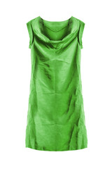 Green dress isolated