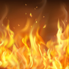 Abstract Hot Burning Firewall Template
