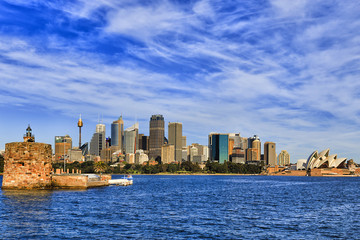 Fototapeta premium Sy Harb Fort CBD Day