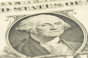 Nahaufnahme von Dollarscheinen