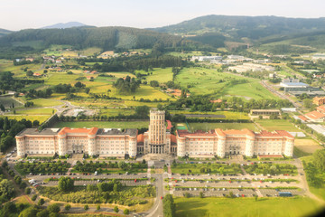 aerial views of biscay technological Park located near Bilbao, Spain