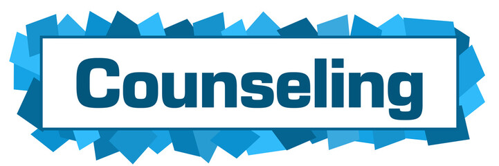 Counseling Blue Random Shapes Horizontal 