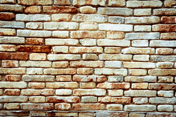 Old red brick wall textures and backgrounds