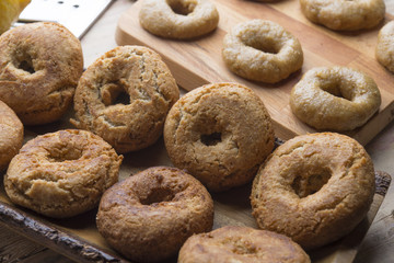 Baking Rosquillas (typical spanish donuts)