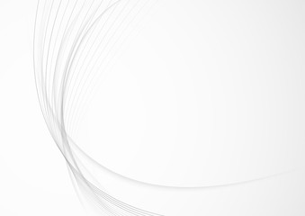 Modern smooth soft wave abstract certificate layout. Elegant halftone grey shadow gradient futuristic graphic swoosh border background