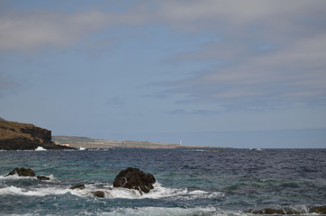 Playa, piscinas naturales, Tenerife. 