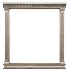 Obraz premium Silver frame for paintings, mirrors or photos