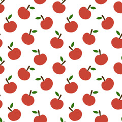 Apple Seamless Pattern Vector