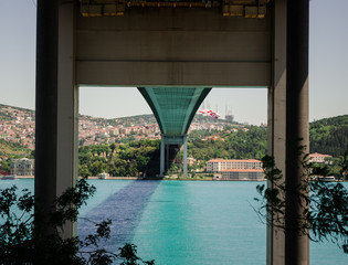 Bosphorus Bridge and İstanbul City