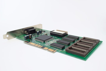 Obraz premium Graphic card for personal computer.