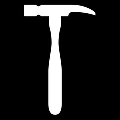 Hammer   it is the white color icon .