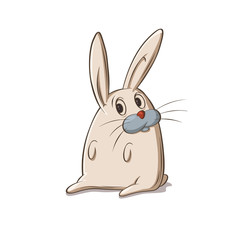 Obraz premium bunny character illustration