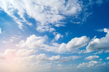 Fototapeta premium Blue sky with white clouds,Clear sky.