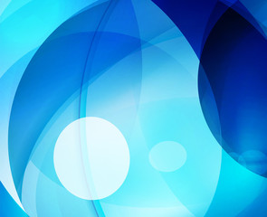 Glossy glass shiny bubble abstract background, wave lines