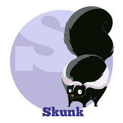 ABC Cartoon Skunk
