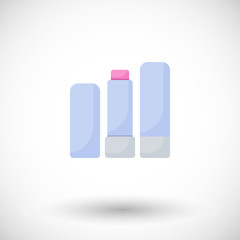 Lip balm vector flat icon