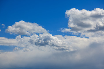 Fototapeta premium White clouds on blue sky