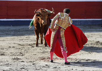 Torero en la plaza de toros