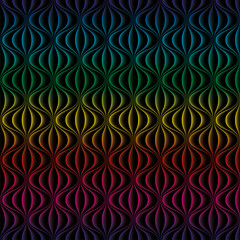 Colorful seamless vector pattern for your design.