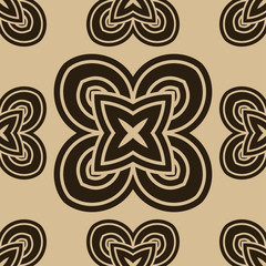 Abstract seamless colored pattern for wallpapers and backgrounds. Vector template can be used for design of wallpaper, fabric, oilcloth, textile, wrapping paper and other