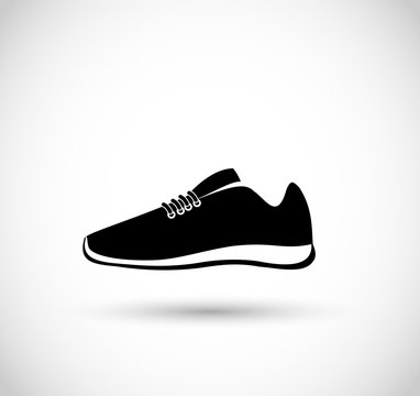 Sport shoe icon vector