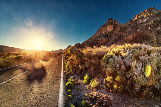 Tenerife, Teide, Boca de Tauce, Sunrise
