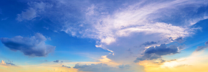 Panorama skies cloud, Dramatic sky