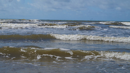 Waves Crashing Ashore