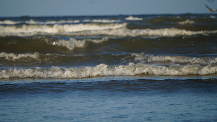 Waves Crashing Ashore