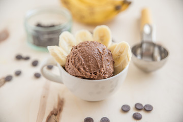 Schoko Bananen Eis 