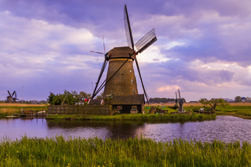 Windmills in Kinderdijk - Netherlands