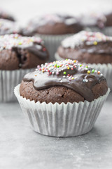 Cup cake mit Streuseln