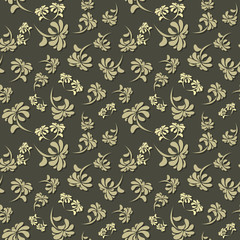 Seamless floral pattern. Vector