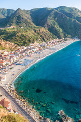 Beautiful coastline of Scilla, Calabria