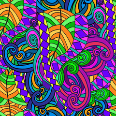 Abstract background of geometrical patterns drawing