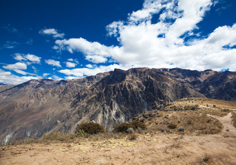 Fototapeta na wymiar landscape of Arequipa, Peru