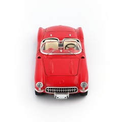 The model of an open racing car (manufactured 1951)