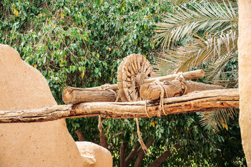 Old waterwheel in Riyadh