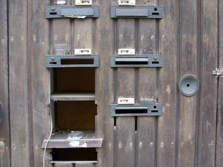 Surface of a wall with graffiti. Painted wall. An old wall outside