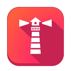 ikona z długim cieniem na tle zaokrąglonego kwadratu © vempireart