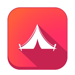 ikona z długim cieniem na tle zaokrąglonego kwadratu © vempireart