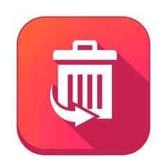 ikona z długim cieniem na tle zaokrąglonego kwadratu