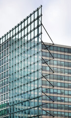 Fragment of modern building in Brussels. Belgium