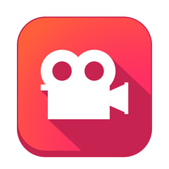 ikona z długim cieniem na tle zaokrąglonego kwadratu