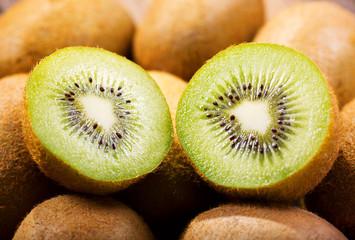 fresh kiwi fruit as background