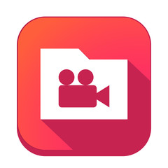 ikona z długim cieniem na tle zaokrąglonego kwadratu